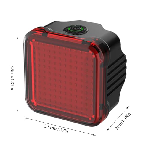 Luz Trasera para Bicicleta | Luces para Bicicleta Recargables,LED con Efectos Dinámicos, Alta Luminosidad E Impermeable para Senderos De Montaña, Aventuras Y Carretera - imagen 4