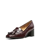NYDJ Women's Dexter Patent Loafer, Wine, 8.5