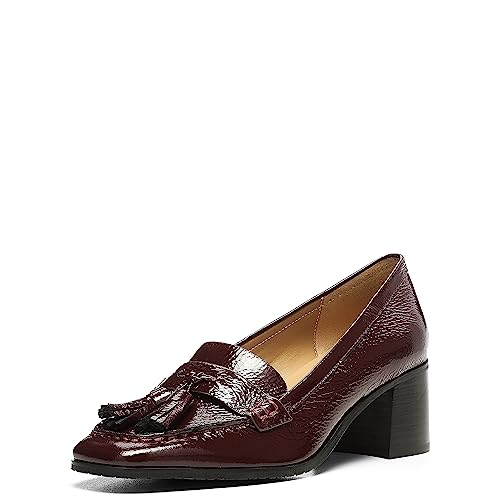 NYDJ Women's Dexter Patent Loafer, Wine, 10