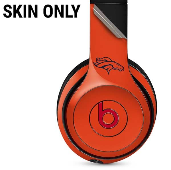 Skinit Decal Audio Skin Compatible with Beats Solo 3 Wireless - Officially Licensed NFL Denver Broncos Orange Performance Series Design