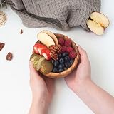 HOFMEISTER® Schale aus Olivenholz, Müslischale, Bowl für Müsli, Schüssel für Deko, 12 x 12 x 6,5 cm