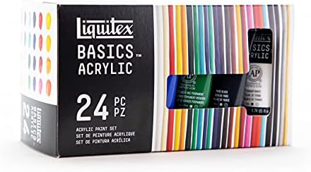 LIQUITEX BASICS 24 Tube Acrylic Paint Set, 22ml