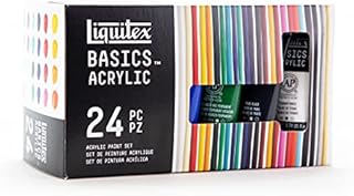 LIQUITEX BASICS 24 Tube Acrylic Paint Set, 22ml