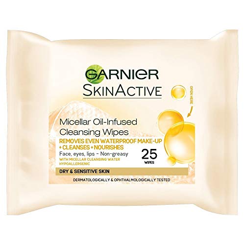 Garnier Miceller Oil Infused Face Wipes