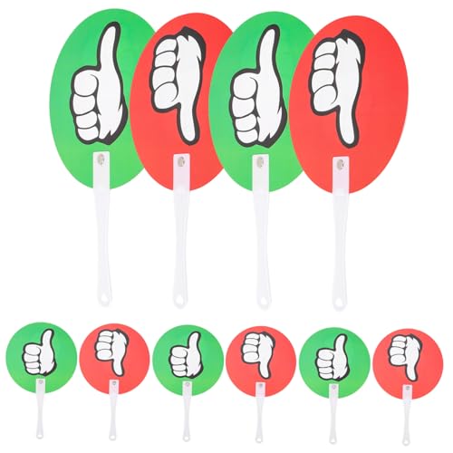 FUNNETOYU 10個 教室 インタラクティブ 用品 学校 便利 投票 ボード はい ドラ