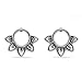 Boma Jewelry Sterling Silver Balinese Filigree Circle Stud Earrings