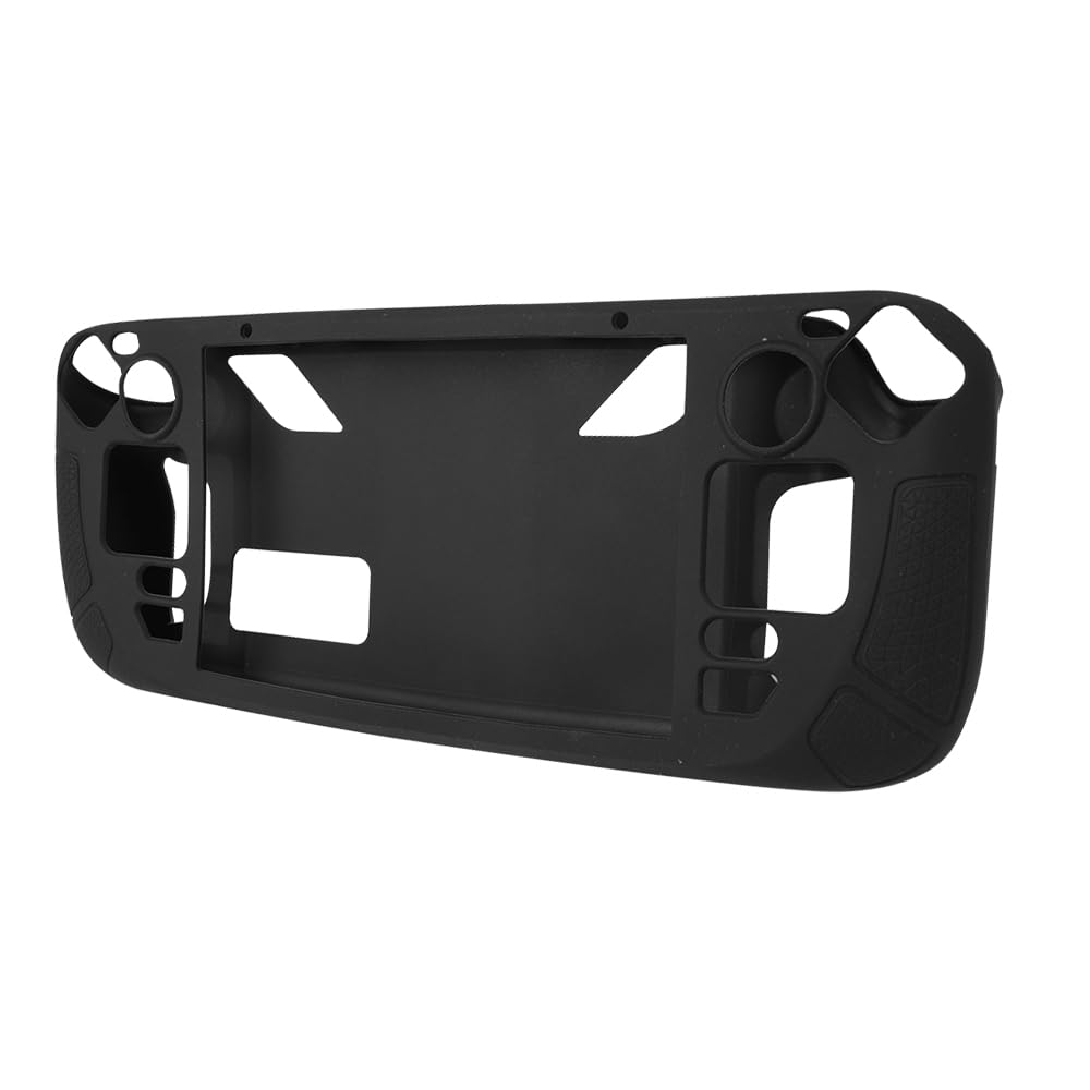 Custodia in Silicone per Steam Deck Host con Supporto, Custodia Protettiva in Silicone a Copertura Totale per palmare, Accessori per apparecchiature di Gioco