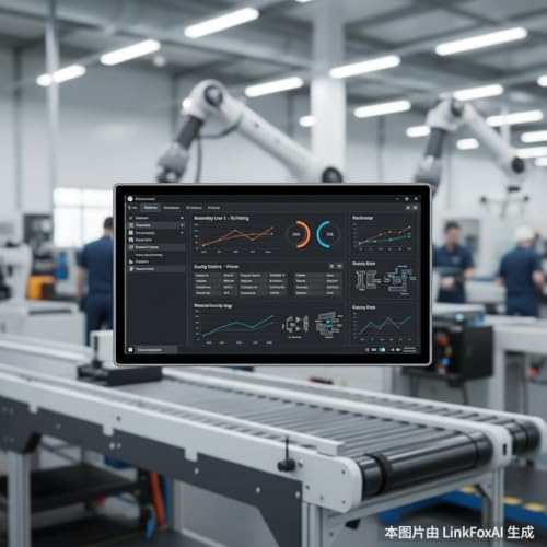 Image of Yeyoo 21.5 Inch Industrial Panel PC, Intel Core, Win 10 Pro, 8GB 128GB, IP65 Waterproof Front Panel, VESA Mount, All-in-One Touch Computer for Industrial Automation and Digital Signage (1255U /16+512)