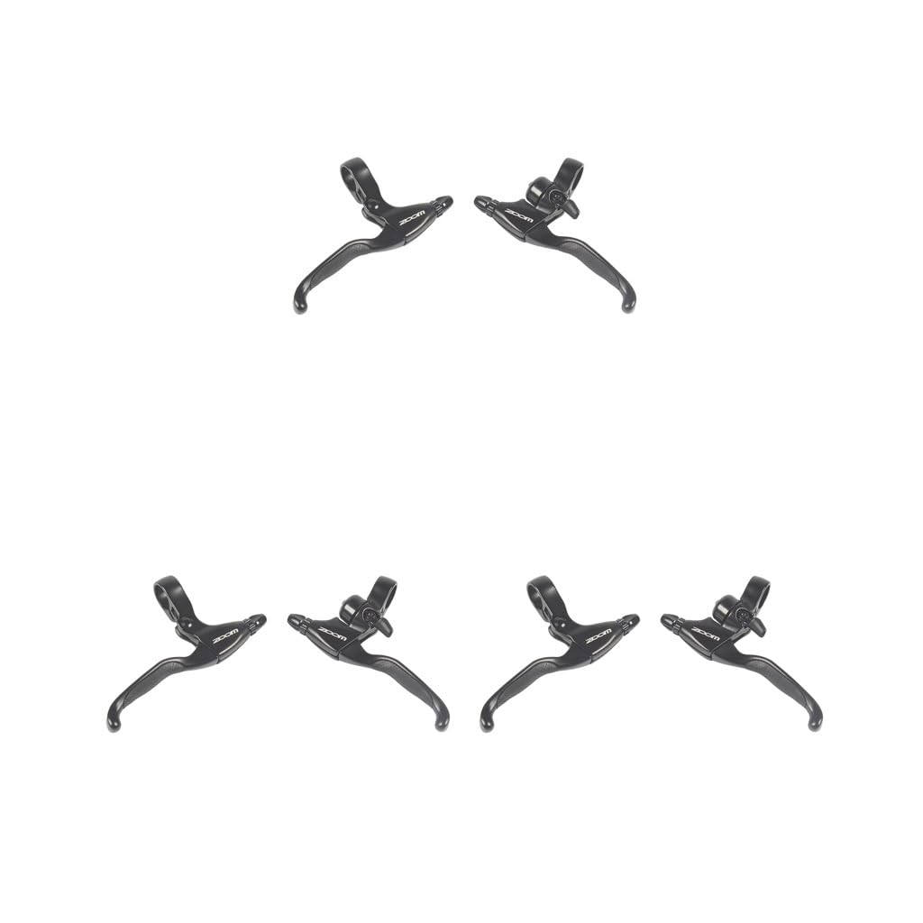 Lot de 3 paires de leviers de frein pour VTT avec anneau de sonnette pour vélo V/C