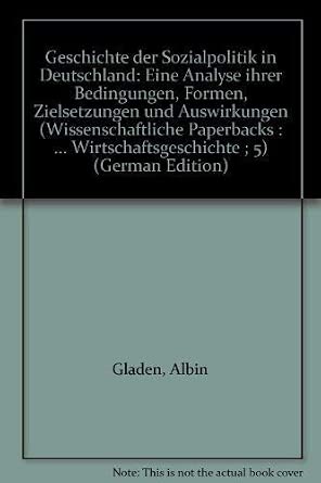 Geschichte der Sozialpolitik in Deutschland book cover