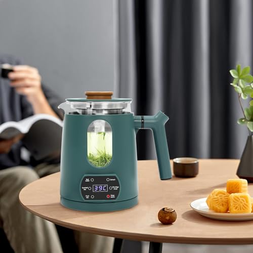 Tetera eléctrica con control de temperatura 27oz 600W verde miniatura 5
