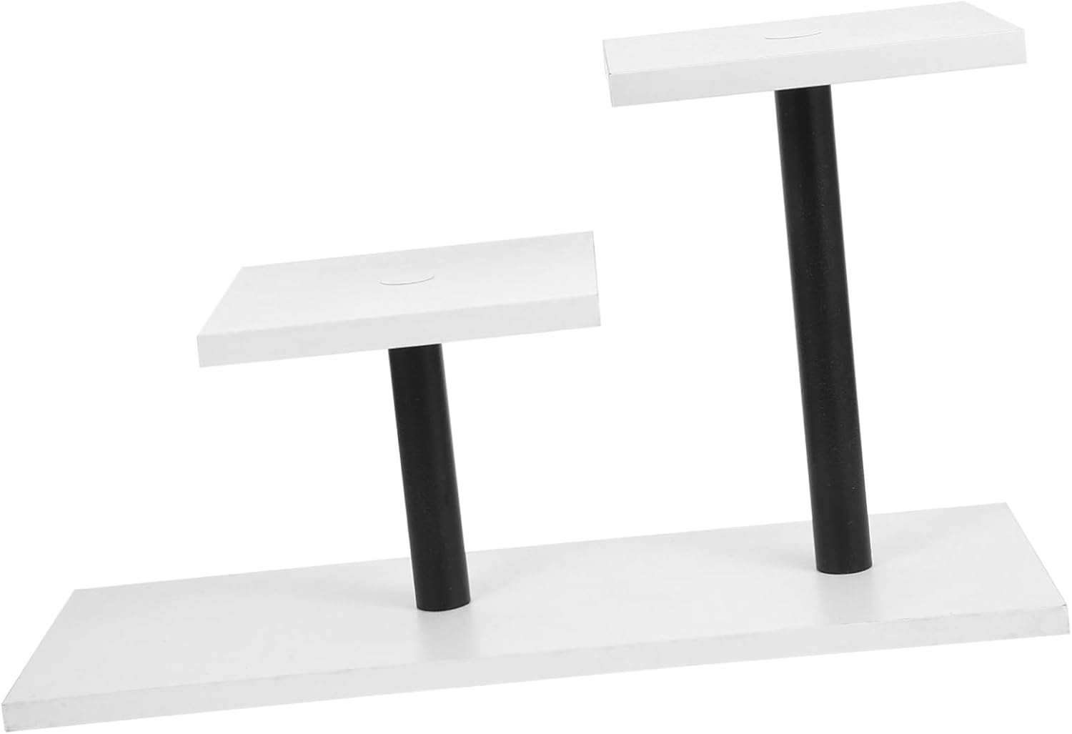 Cabilock Three Plant Stand Modern Indoor Flower Pot Display Rack Stylish and Density Board Design for Home Office Retail Use Elegant Ladder Shelf for and Decor