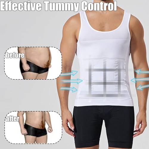 Comfora Maleshape Posture Tank, Selurewear Shaping Tank 2.0 Men, Sleeveless Compression Shirt Men2