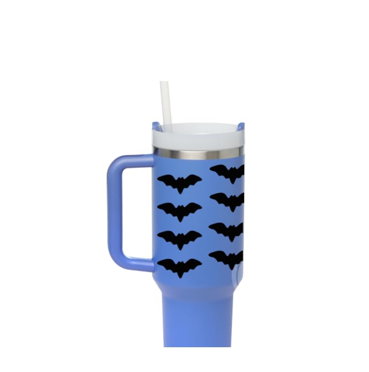 Bats Vinyl Stanley Tumbler Cup Wrap, Halloween Decal Fall Decal 40oz Adventure Quencher Halloween fall Wrap boho stylish tumbler boho decor disponible en Yaxa Peru