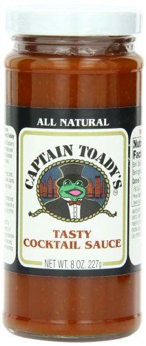 Captain Toady's Cocktail Sauce, Tasty Classic, 8 Ounce (Pack of 4)