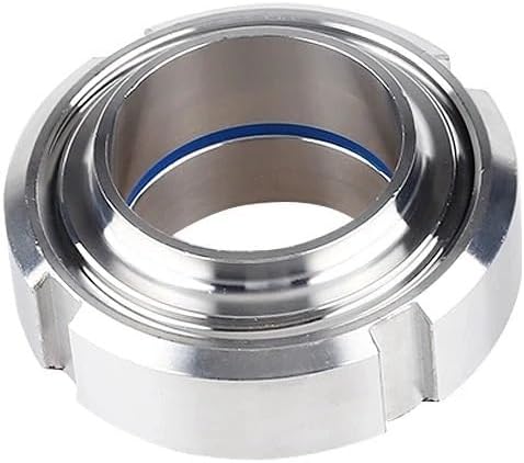1PCS SMS Thread 32mm Union 304 Stainless Steel Round Thread Butt W