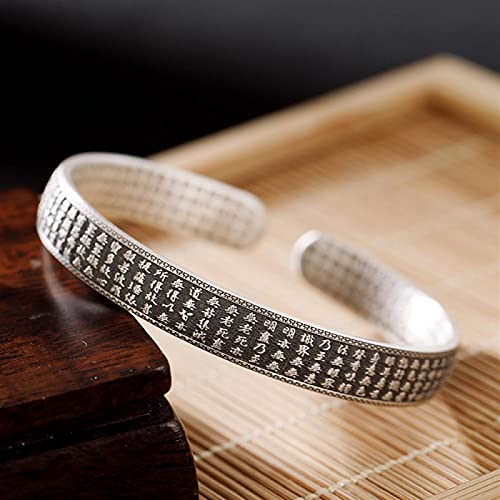 Bracelet s999 pour femmes CXYWBD jonc ouvert en argent pur