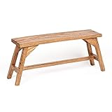 Das Angebot bezieht sich auf eine Bank - in der Länge ca. 100cm. Die Lieferung erfolgt ohne Dekoration.