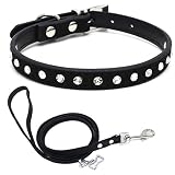Estos collares están hechos de terciopelo suave, con pedrería, material elástico para la comodidad de su mascota/gato.