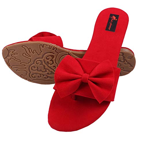 Image of Red Flamingo Womens And Girls flat sandal