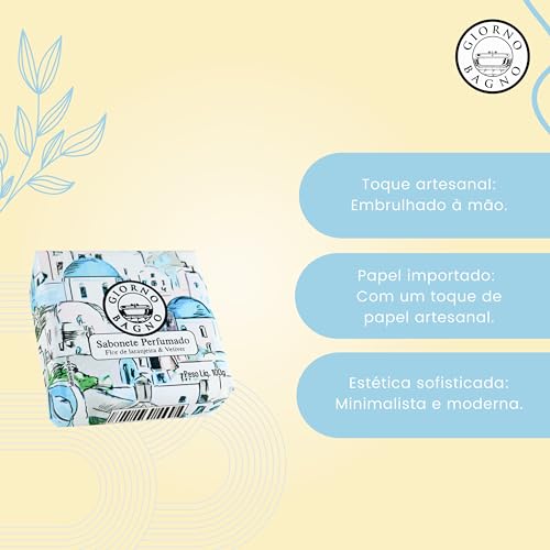 Giorno Bagno Sabonete Em Barra Para Mãos E Corpo Aroma Flor De Laranjeira E Vetiver 100G Colorido