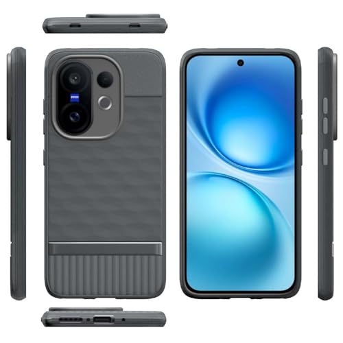 Image of Shockproof Case for Vivo V60 5G / V60e 5G / T4 Pro 5G | Full Camera Protection | TPU Flexible Back Cover for Vivo V60 5G / V60e 5G / T4 Pro 5G (Graphite Grey)