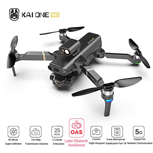 Hedi KAIONE MAX RC Drohne, 4K Kamera, OAS Laser-Vermeidung, 3 Achsen Gimbal, 5G WiFi GPS FPV Bürstenloser Drohne… – Bild 3