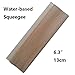 TECHTONGDA 15cm(6'')65 Durometer Width of Handle Silk Screen Printing Squeegee Screen Printing Material Handle Woden Squeegee