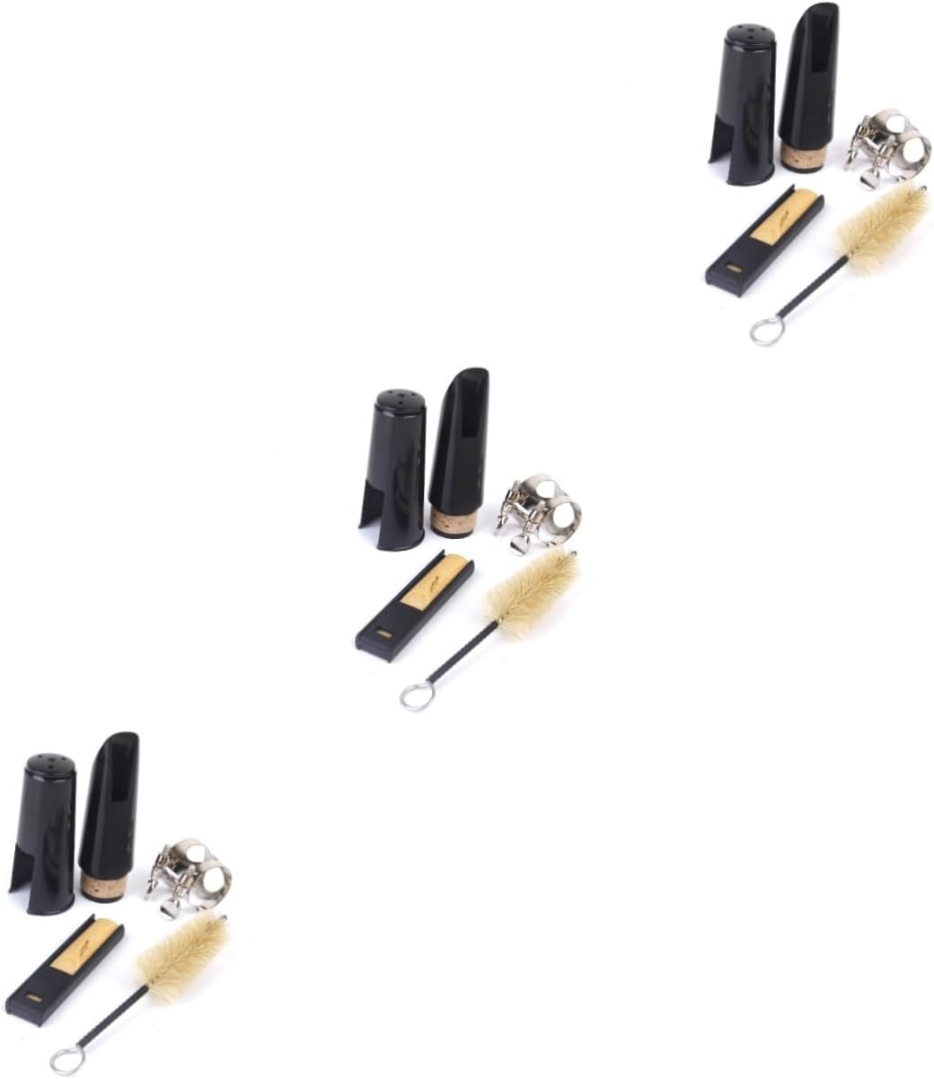 Toyvian 3pcs Clarinet Cleaning Kit Reed Brush Swab Maintenance Tools for Clarinet Reed