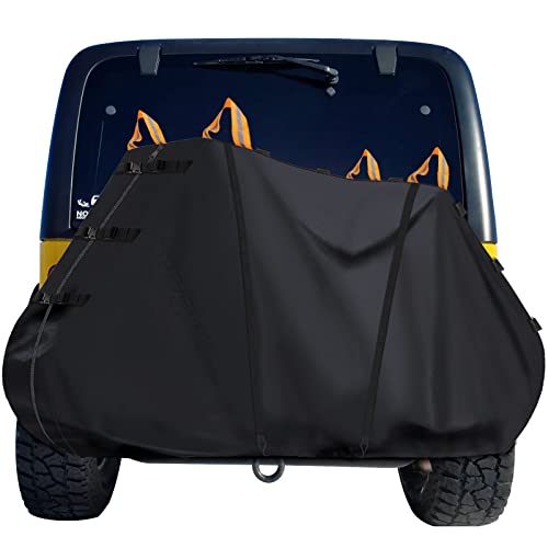 Covervin Bike Cover,All Season Outdoor Protection Waterproof Bicycle Cover Heavy Duty Ripstop Material With Reflective Strip For Rv, Car, Travel Traile (3Xl(3 Bike)) #TOP8