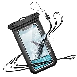YOSH Custodia Impermeabile Smartphone, IPX8 Cover Subacquea Cellulare con Cordino Universale per iPhone 15 14 Pro 13 12 11 Pro XR XS X, Samsung S23 S22 S21 A51, Huawei, Xiaomi Fino a 6,8"