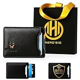 Leather Bat Wallet - Personalized wallet Man Woman, Superhero Mask Slim Card Holder, Bat ID Heroic wallet...