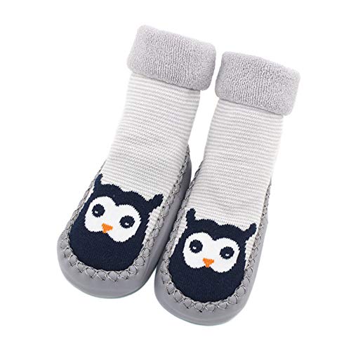 jieyun Chaussures de marche et chaussettes pour enfants et tout-petits, nouveau-nés, ours et lapins, chaussures mignonnes antidérapantes, fond doux, absorbant la transpiration Cover