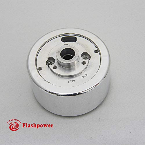 Flashpower 6 Bolt Steering Wheel Hub Adapter Polished Compatible with Buick Cadillac Corvette Oldsmobile 1984-1989