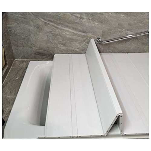 Couvercle de baignoire anti-poussière pliable et plateau rigide - 2