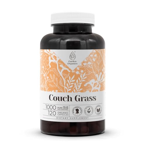 Garden Organics Couch Grass 120 Capsules | High-Potency Herbal Di...