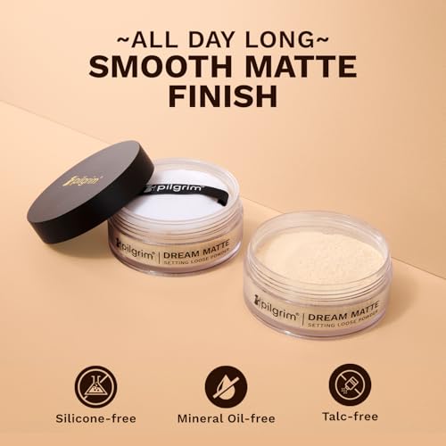 Image of Pilgrim Translucent Setting Loose Powder Sets Makeup All Day Long Instant Oil Control Non-cakey & Flawless Finish 8g (Banana, 8gm)