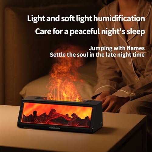Diffuseur poêle à charbon rétro pour une ambiance veilleuse relaxante