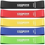 Resistance Bands for Working Out, Exercise Bands Resistance Bands Set with 5 Resistance Levels, Latex Loop Bands for Women Men, Workout Bands for Legs, Glutes, Strength Training, Yoga, Home Gym