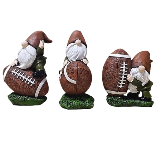 Renopfect Fußballzwerge-Figuren, Gartenzwerg-Statue |...