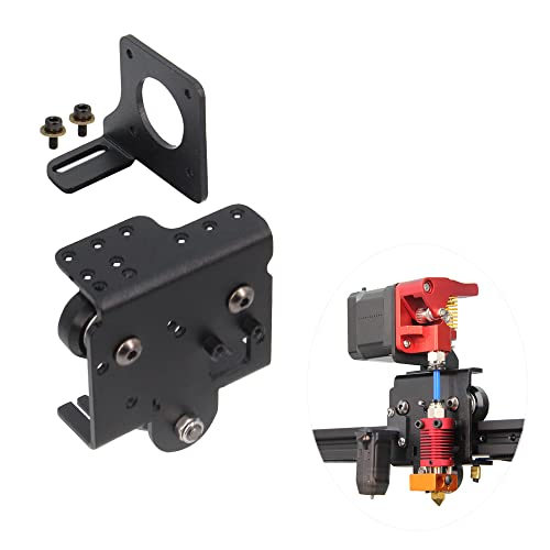 Yeebyee Ender 3 Direct Drive Upgrade Kit Aluminum Alloy Plate with Pulleys Easy Print TPU Flexible Filament for Ender 3 V2/Ender 3 Pro/Ender 3/CR-10 3D Printer (Aluminum Alloy Plate)