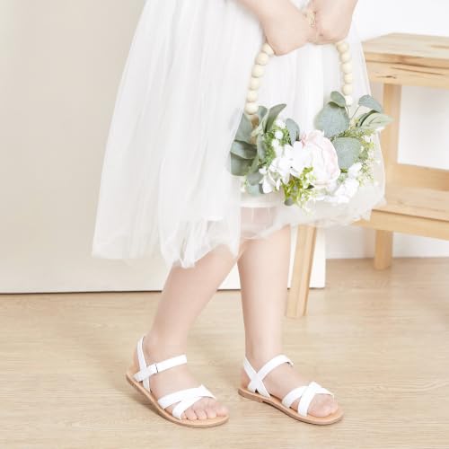 Image of ESTINE Girls Sandal Dress Shoe for Toddler /Little Kid Party School Shoe
