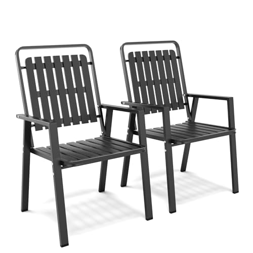 LUTINLIX Heavy-Duty Patio Chairs