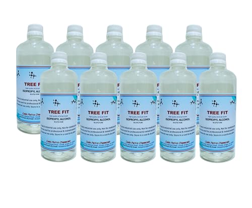 Image of IPA Iso-Propyl Alcohol 99.9% [(CH3)2-CH-OH] CAS: 67-63-0 Pack of 5000 ML | Pack of 10 | (500 ML X 10 = 5000 ML)