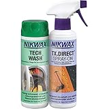 verändert die Optik nicht Nikwax Bekleidungswaschmittel Tech Wash+TX-Direct Spray, 2x300ml, transparent, One size, 303420000