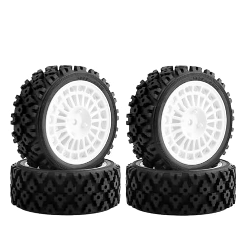 RC�^�C���Z�b�g For Tamiya For TT01 For TT02 XV-01 XV02 For HPI 1/10�p 4���� �t���b�g�����p �����[�p ���j�o�[�T���z�C�[���^�C�� RC�J�[�^�C�� DIY�C���A�N�Z�T���[(02)