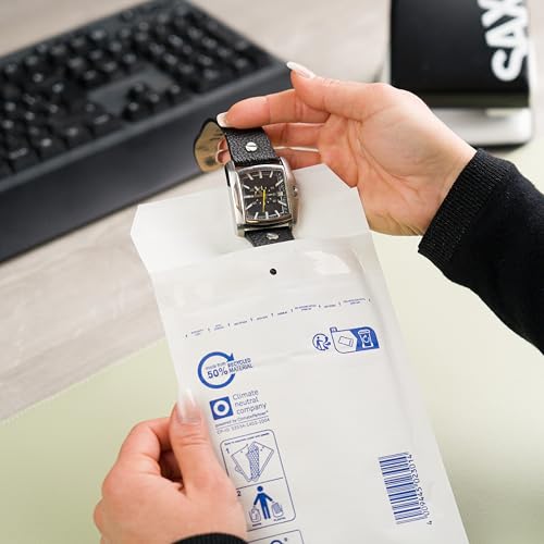 ÖKI Mix-Pack Luftpolstertaschen - Luftpolsterumschläge | Haushaltsset mit A6, A5 & A4 Luftpolster -Taschen | Gepolsterte Briefumschläge/Versandtaschen | 6 Stück/Größe