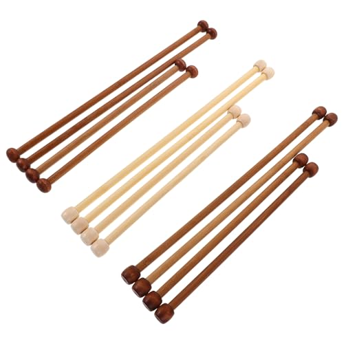 Levemolo 12 Colgadores de Madera para Tapices de Pared Barras de Madera para Manualidades Varillas Ovaladas y Redondas Tonos Natural y Sándalo Accesorios para Colgar Pancartas y