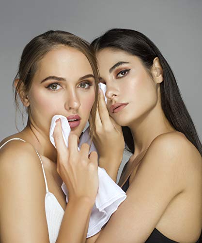 Muss Line 100% Organic Face Cleansing Cloths | Organic Makeup Remover |Face Cleansing Wipes | Muslin Face Cleansing Cloths | Face Cleanser| Dirt Remover For All Skin Type - Pack Of 3 #TOP6
