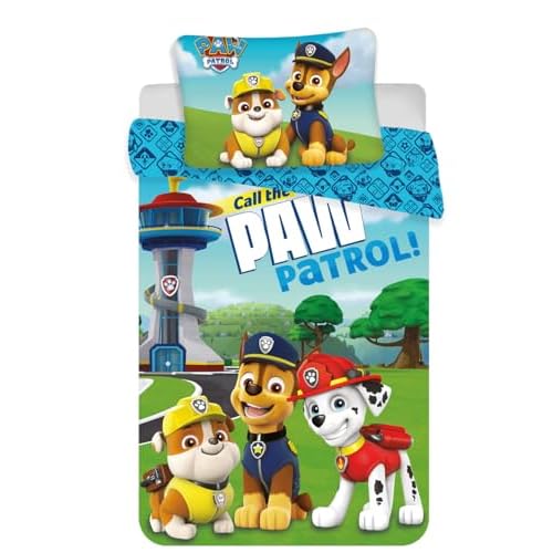 JFabrics - Juego de Funda nórdica de 100 x 135 cm y Funda de Almohada de 40 x 60 cm Marcus, Chase y Ruben